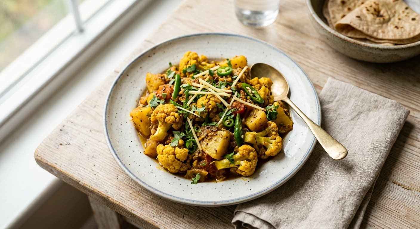 Aloo Gobi Adraki