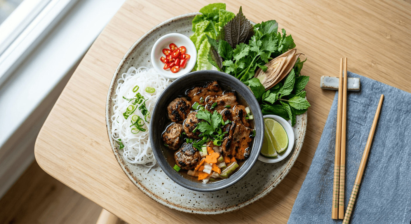 Authentic Bun Cha Hanoi