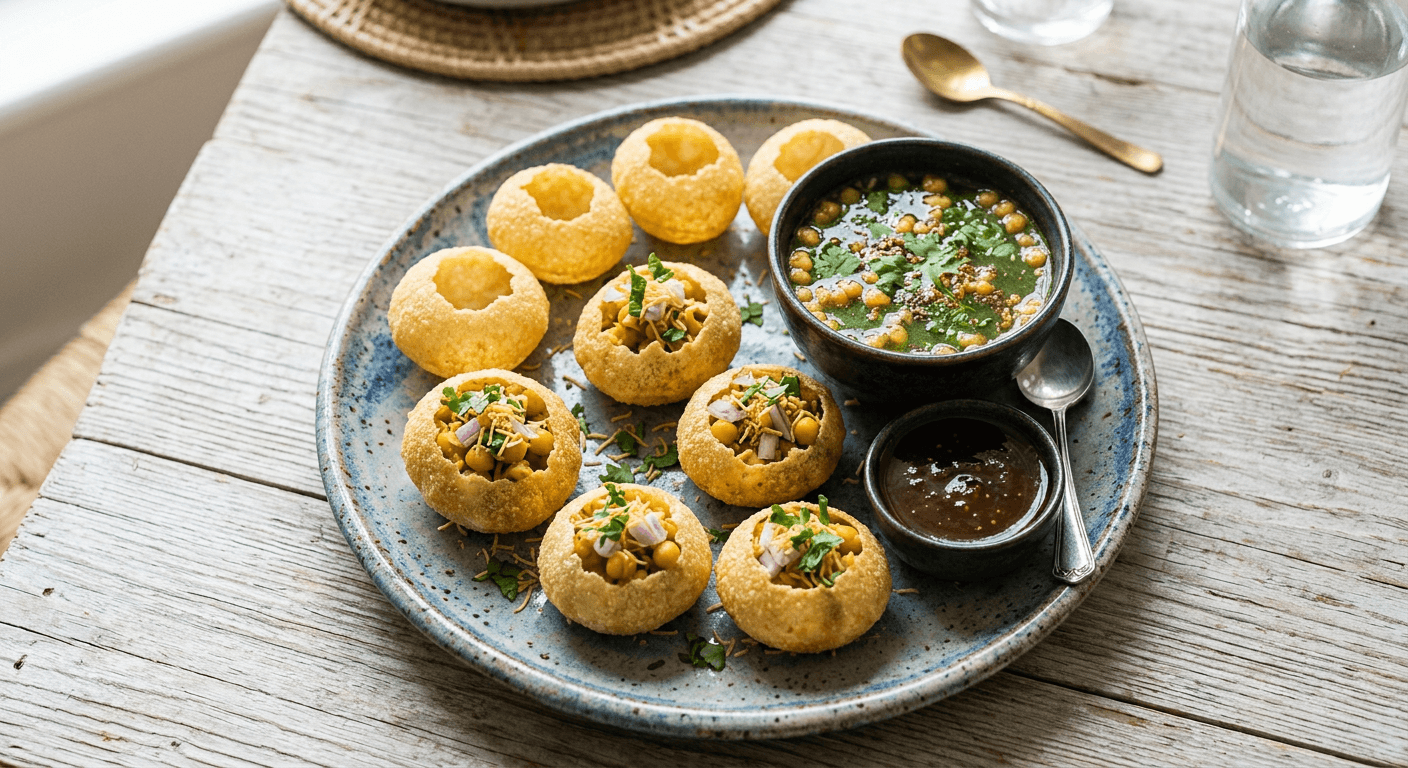 Classic Mumbai Style Pani Puri