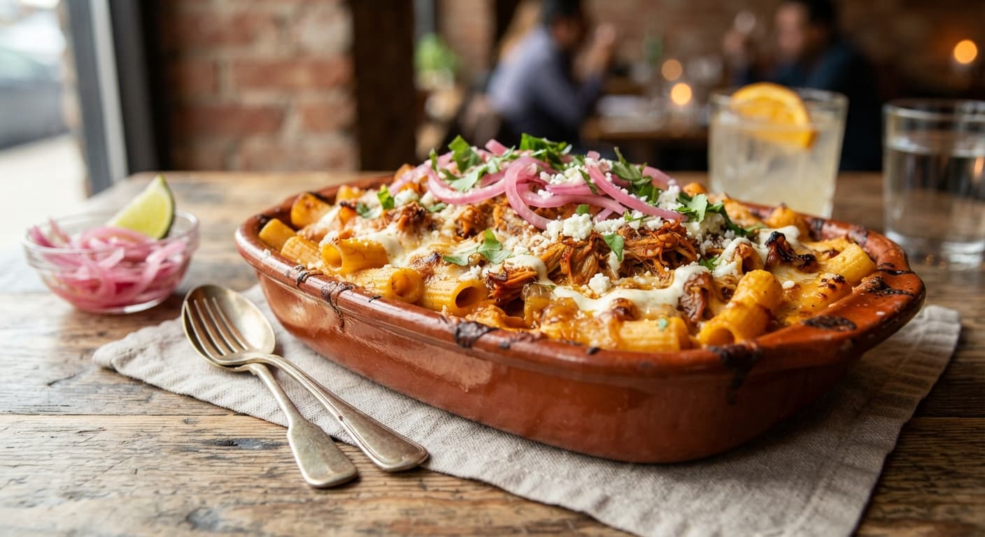 Cochinita Pibil Pasta Bake