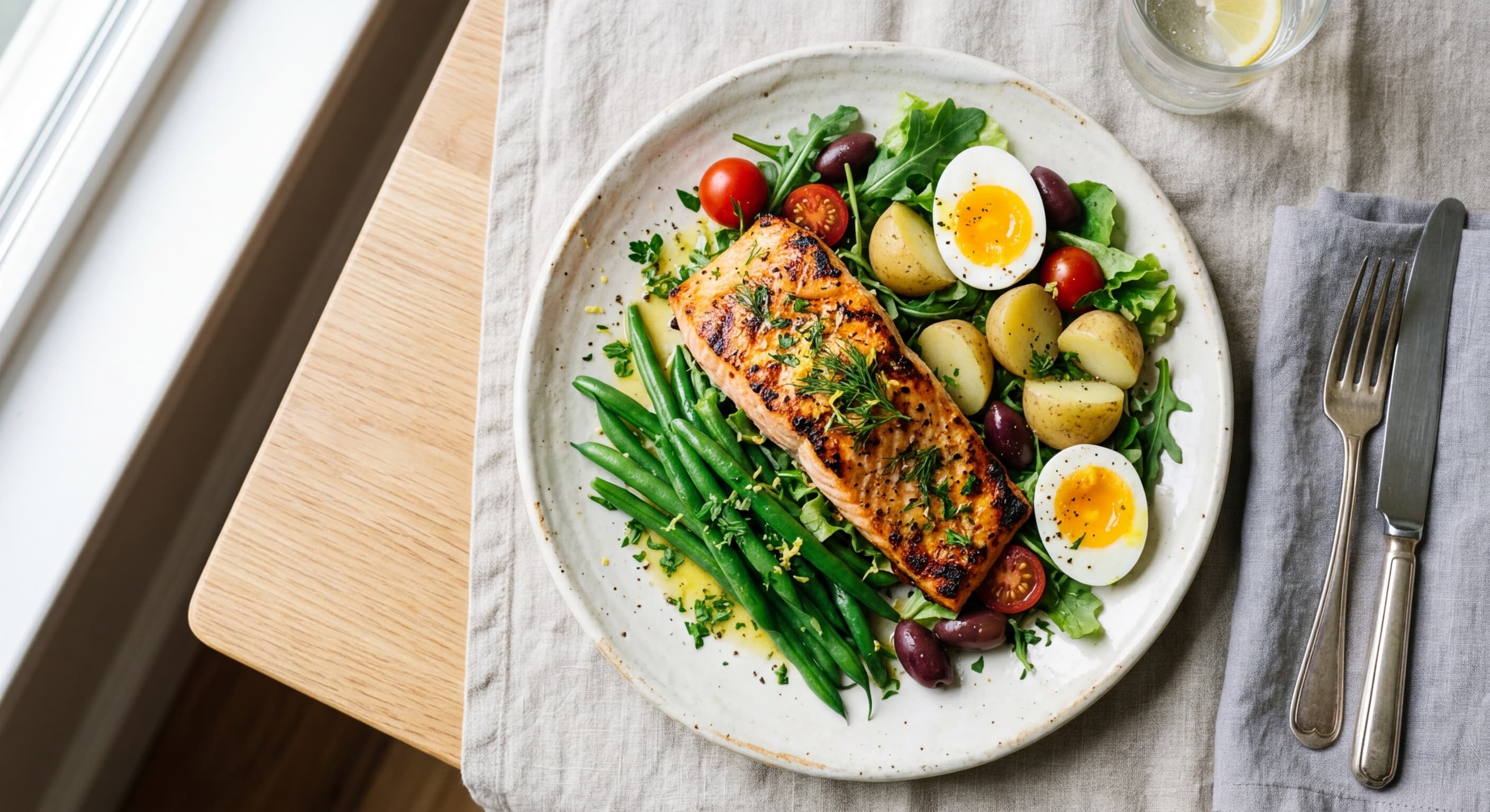 Grilled Salmon Niçoise