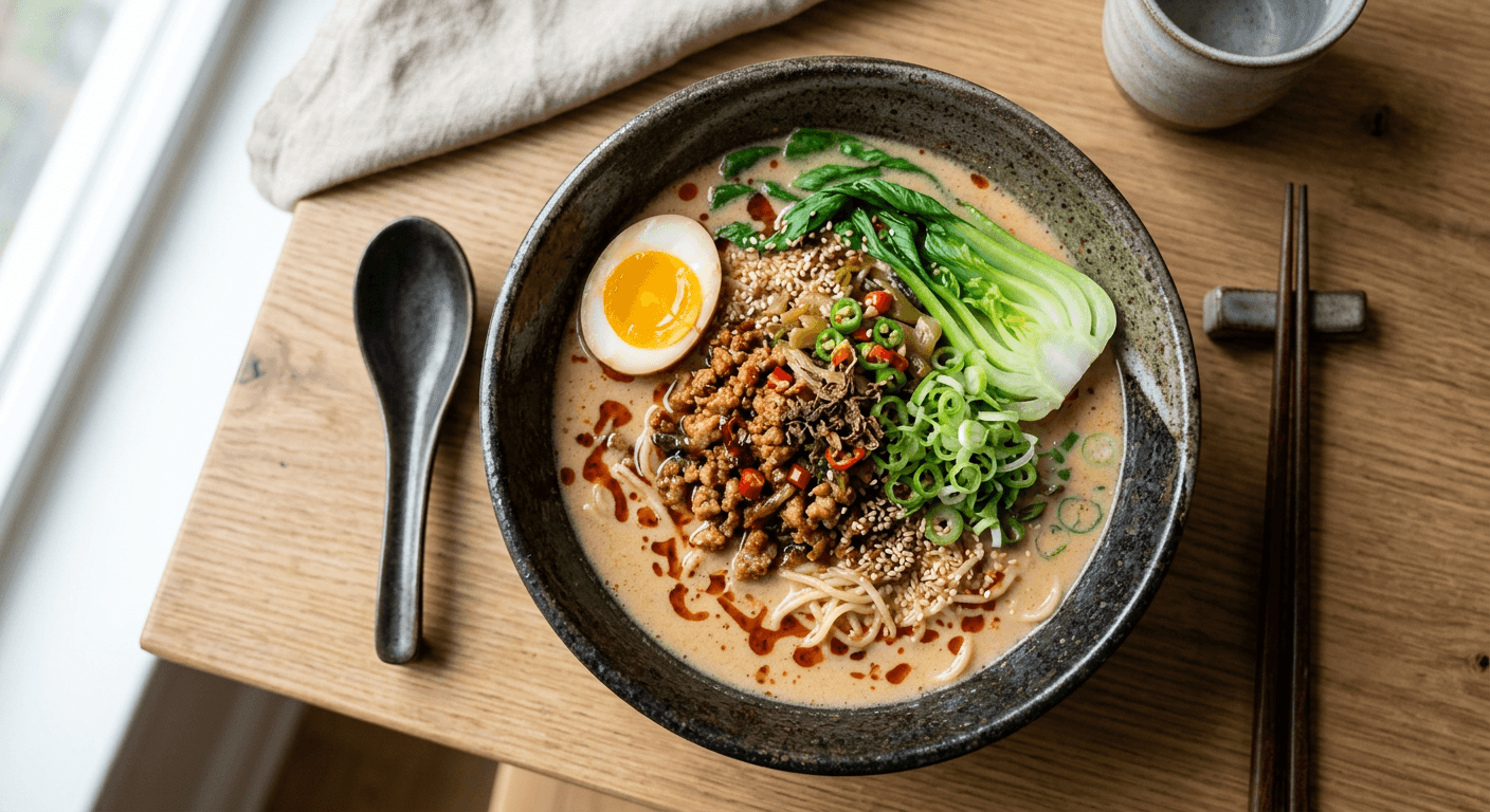 Japanese-Style Tantanmen