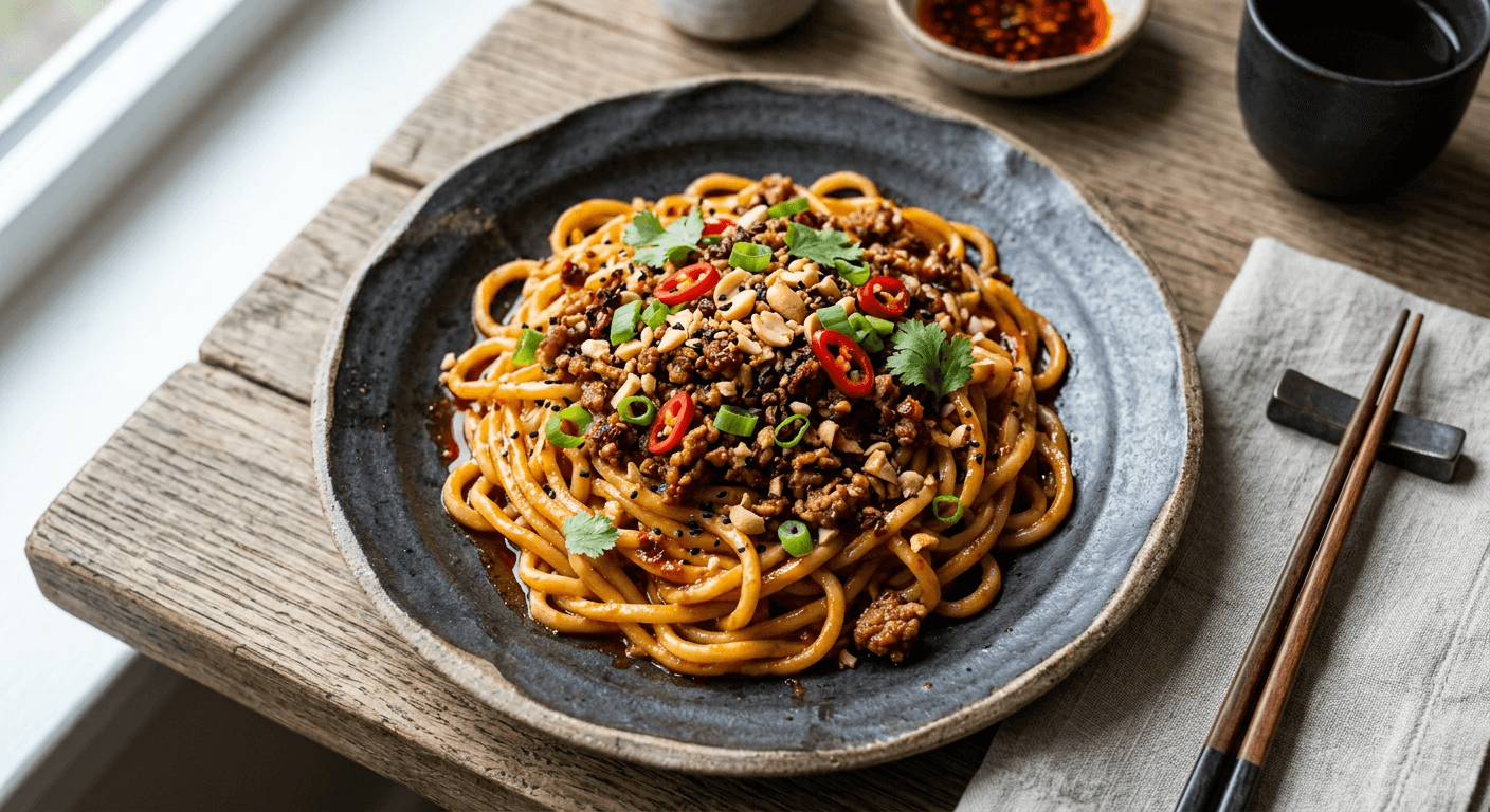 Korean-Fusion Gochujang Dan Dan