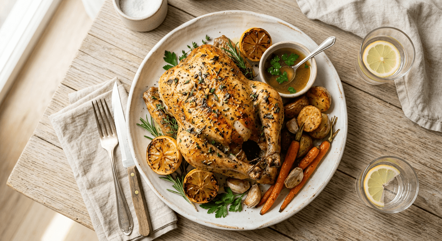 Lemon Herb Roasted Chicken