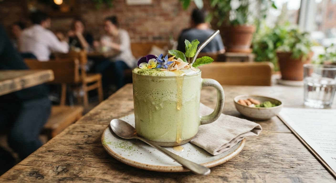 Matcha Lassi Smoothie