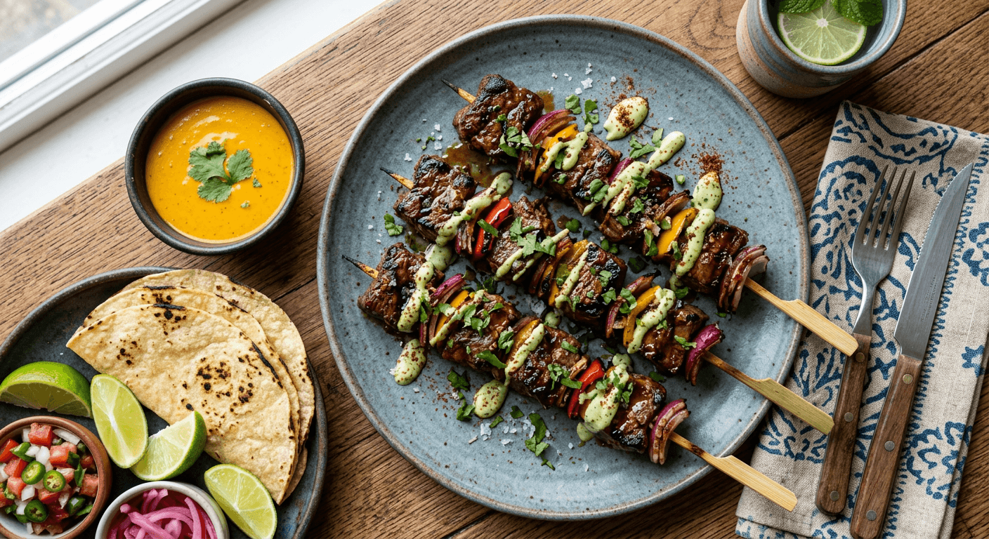 Mexican-Style Beef Anticuchos