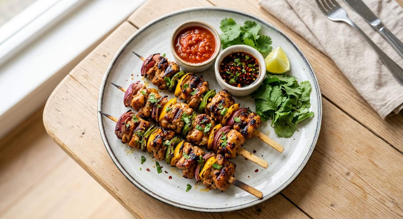 Momo (Chicken Thigh Skewers)