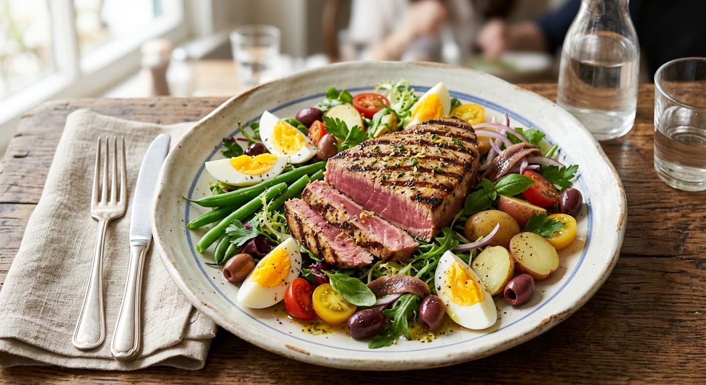 Niçoise-Style Grilled Tuna