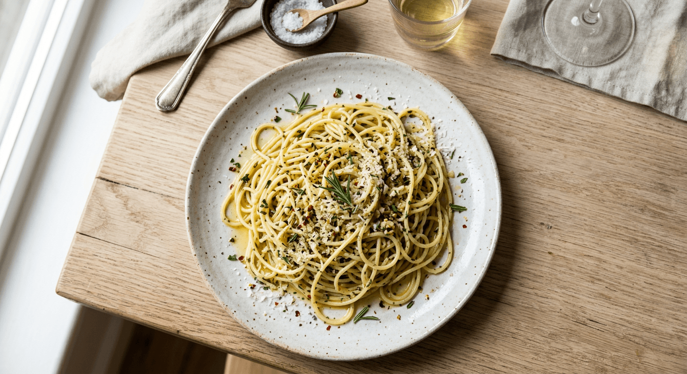 Provençal Herb Aglio e Olio