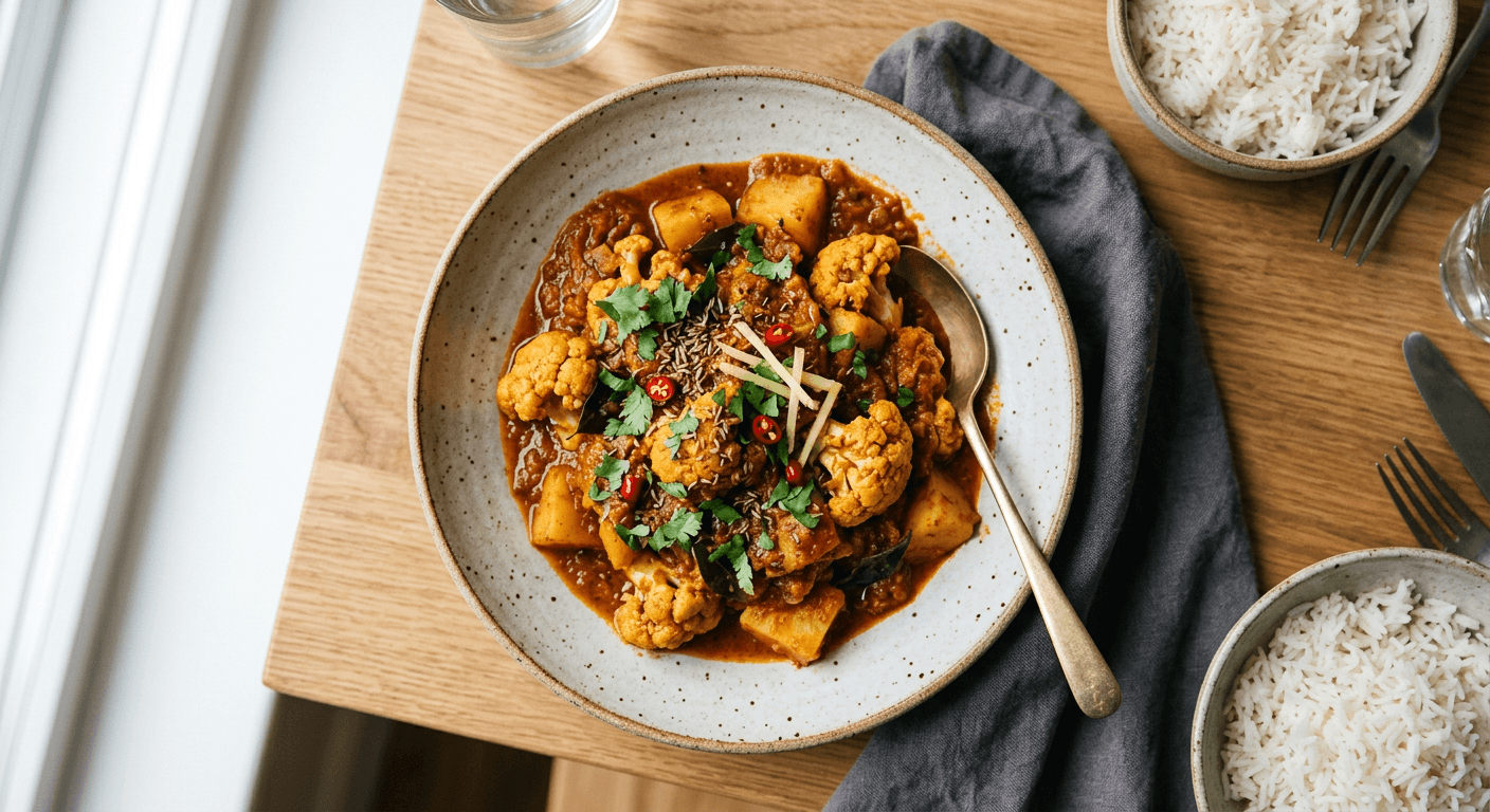Red Curry Aloo Gobi