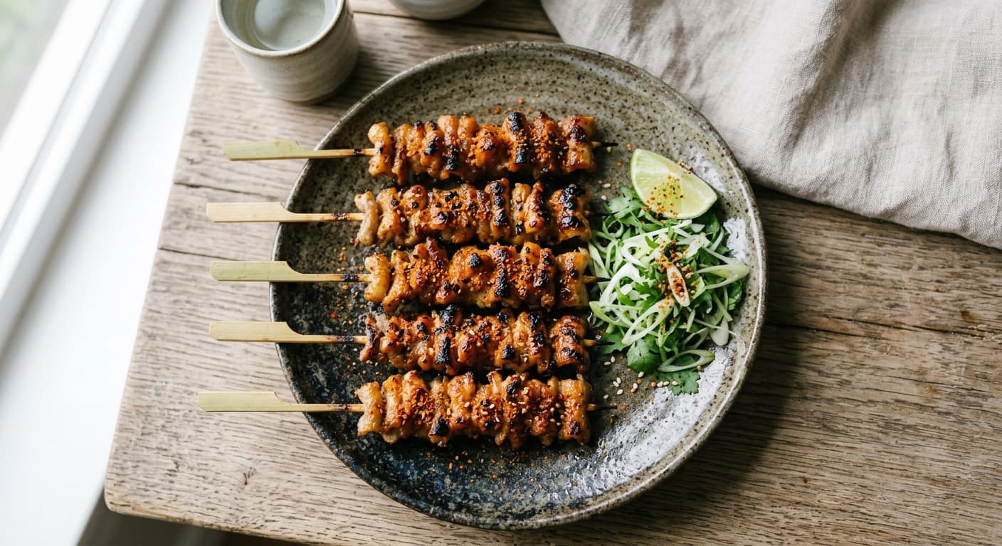 Spicy Shichimi Yakitori Kawa