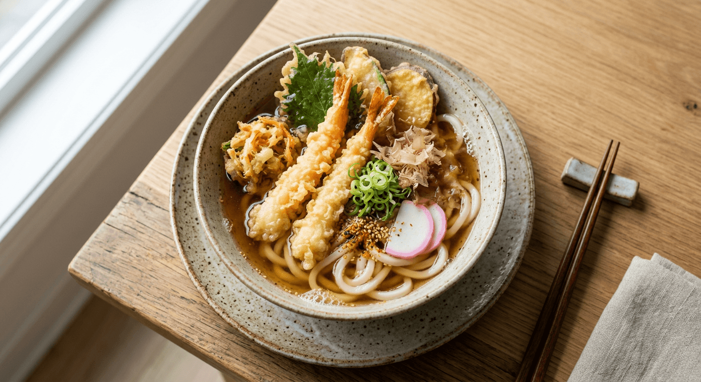 Tempura Udon In Dashi Soup