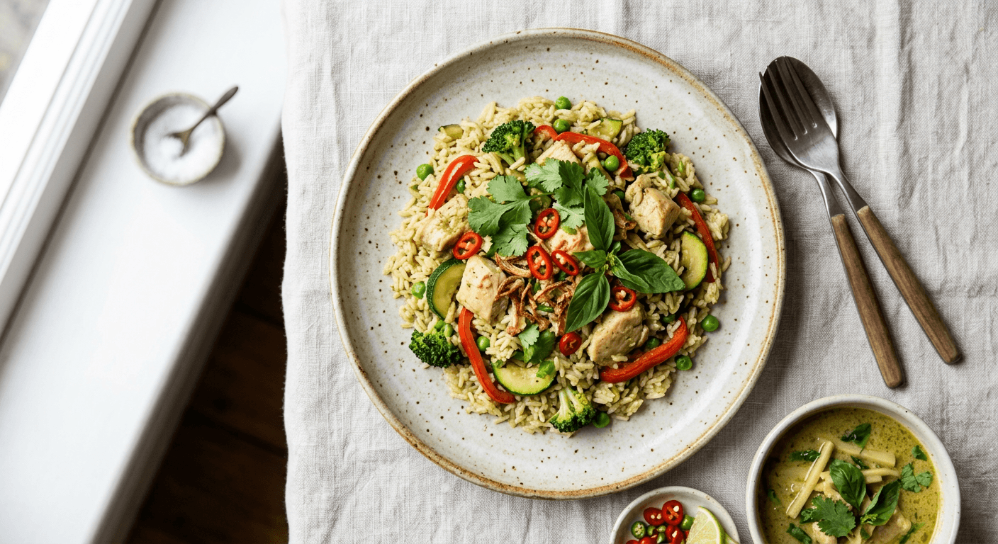 Thai Green Curry Pilaf