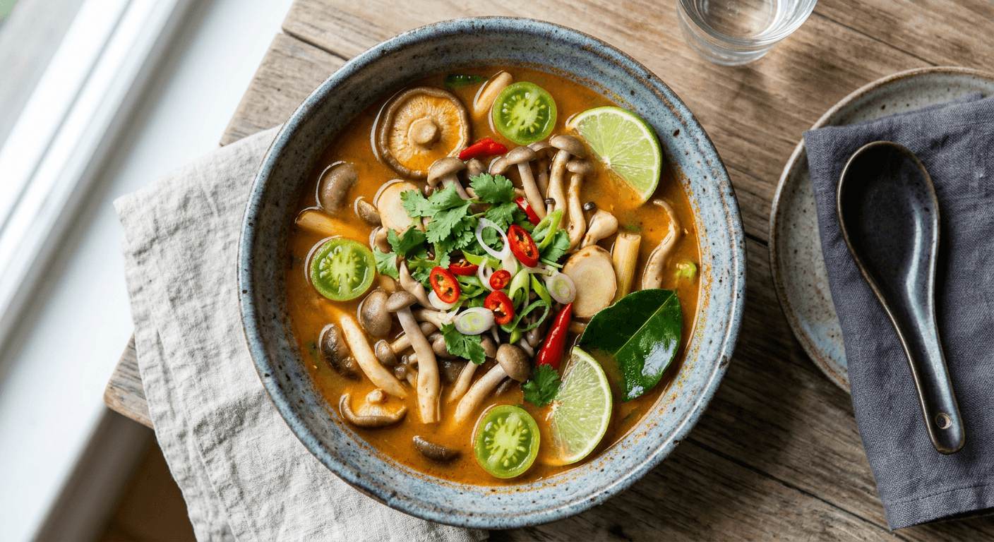 Vegetarian Tom Yum Mushroom