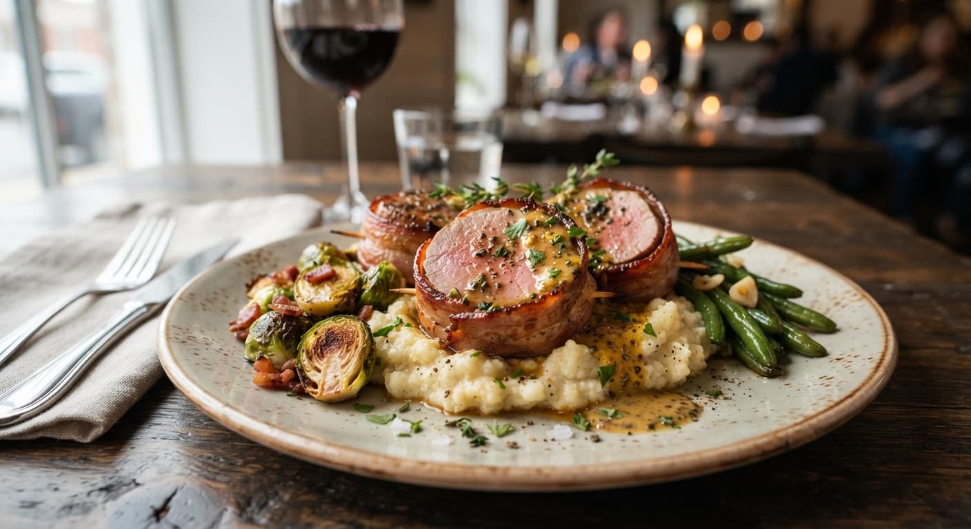 American Keto Bacon‑Wrapped Pork Tenderloin