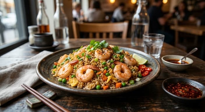 Asian-Inspired Shrimp Fried Rice