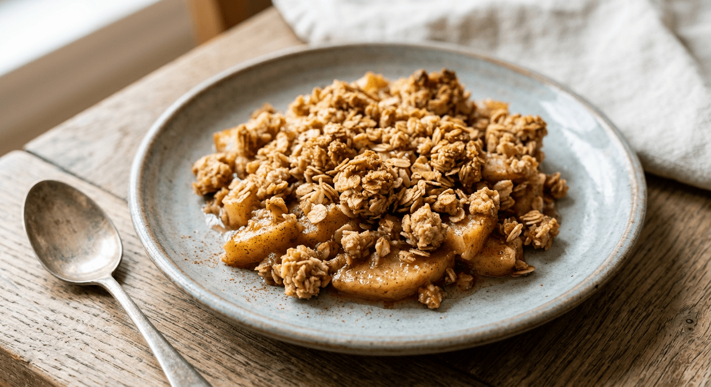Baked Cinnamon Apple Crumble With Oats 1769573678778 Yzlr