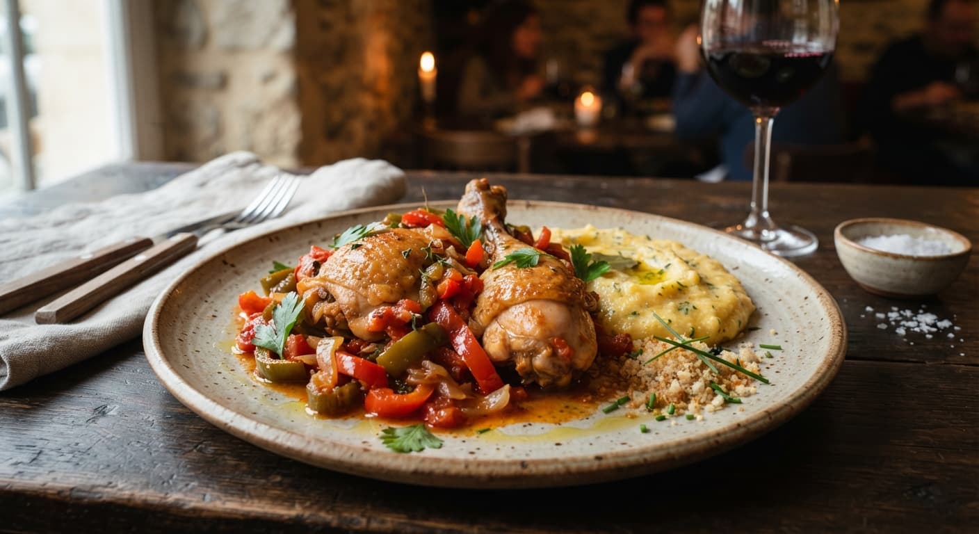 Chicken Basquaise