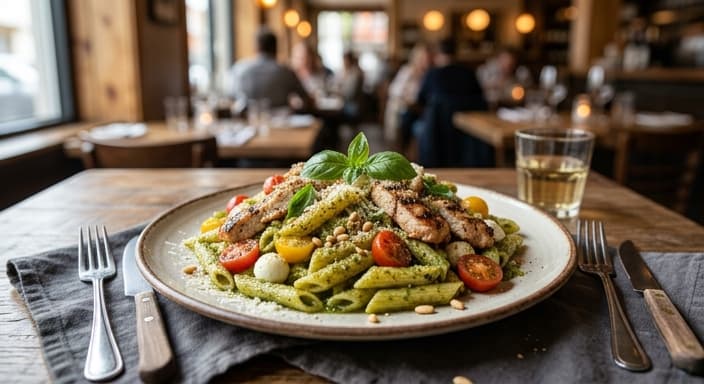 Chicken Pesto-Style Pasta