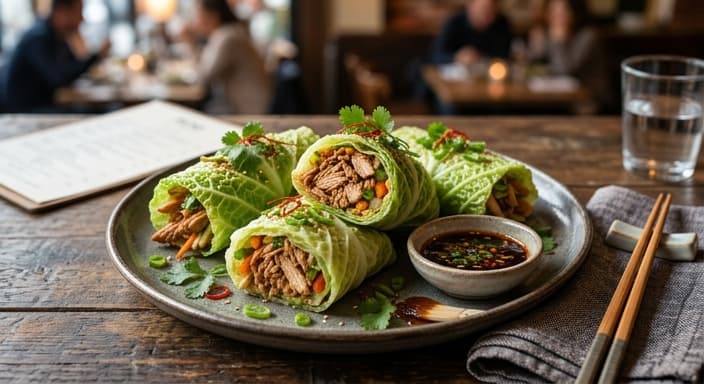 Chinese Five-Spice Chicken Cabbage Wraps