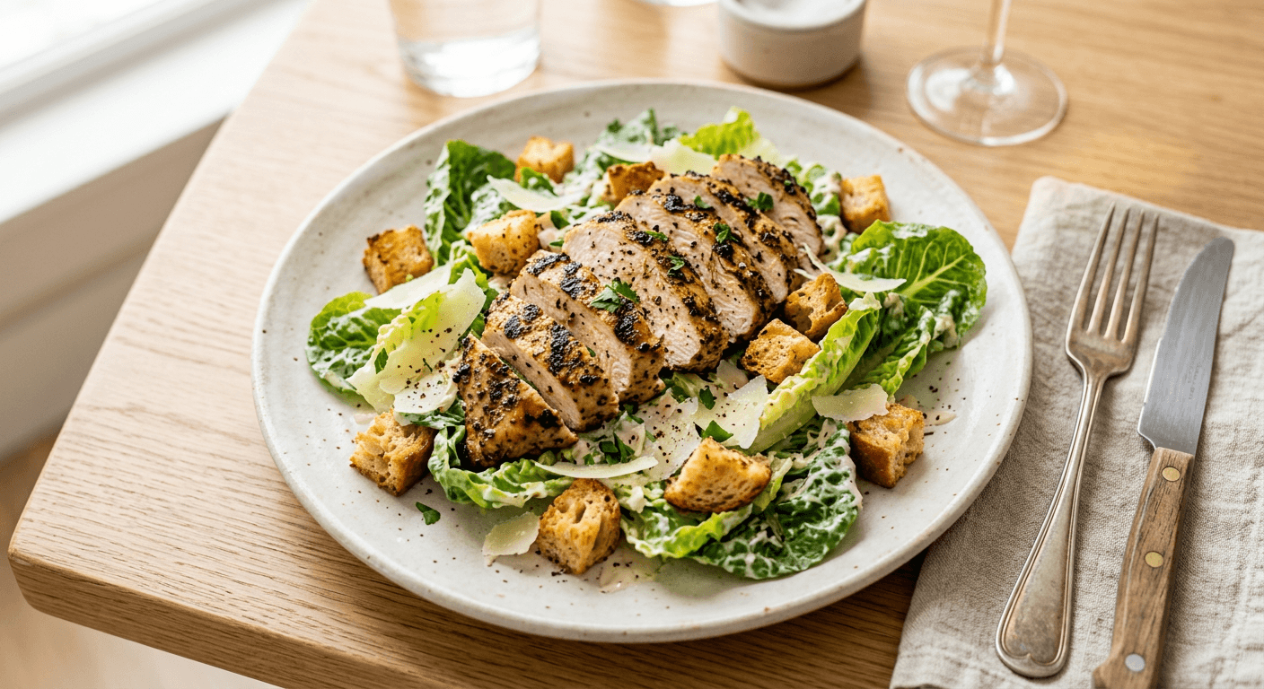 Classic Grilled Chicken Caesar Salad