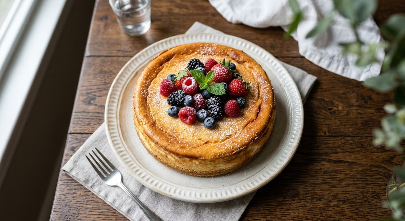 Classic Italian Ricotta Cheesecake