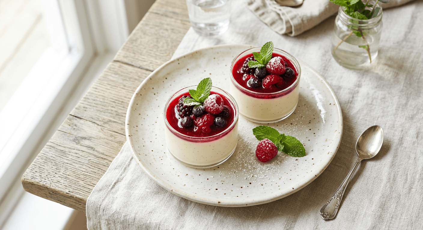Classic Vanilla Panna Cotta