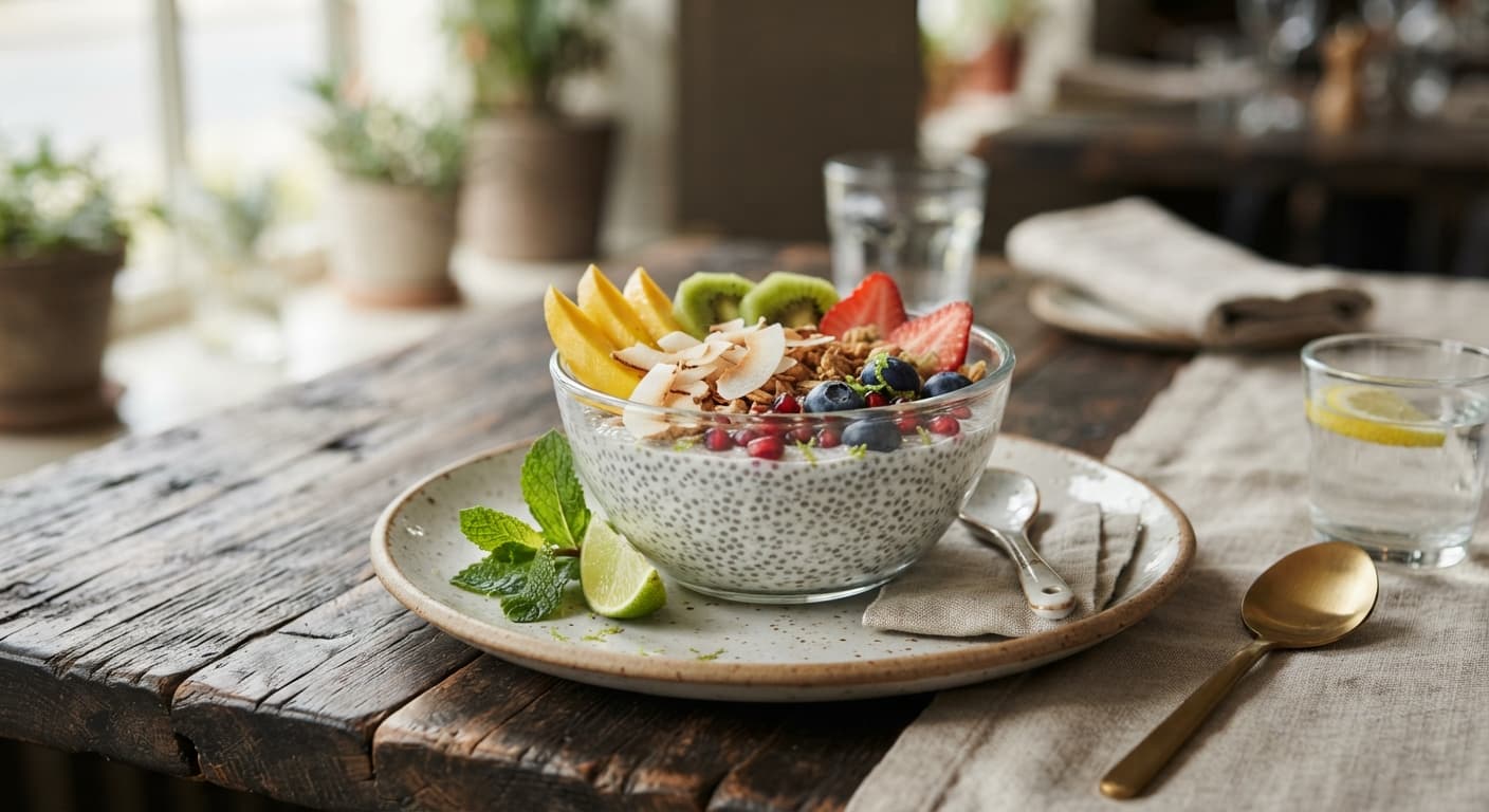 Coconut Lime Chia Pudding