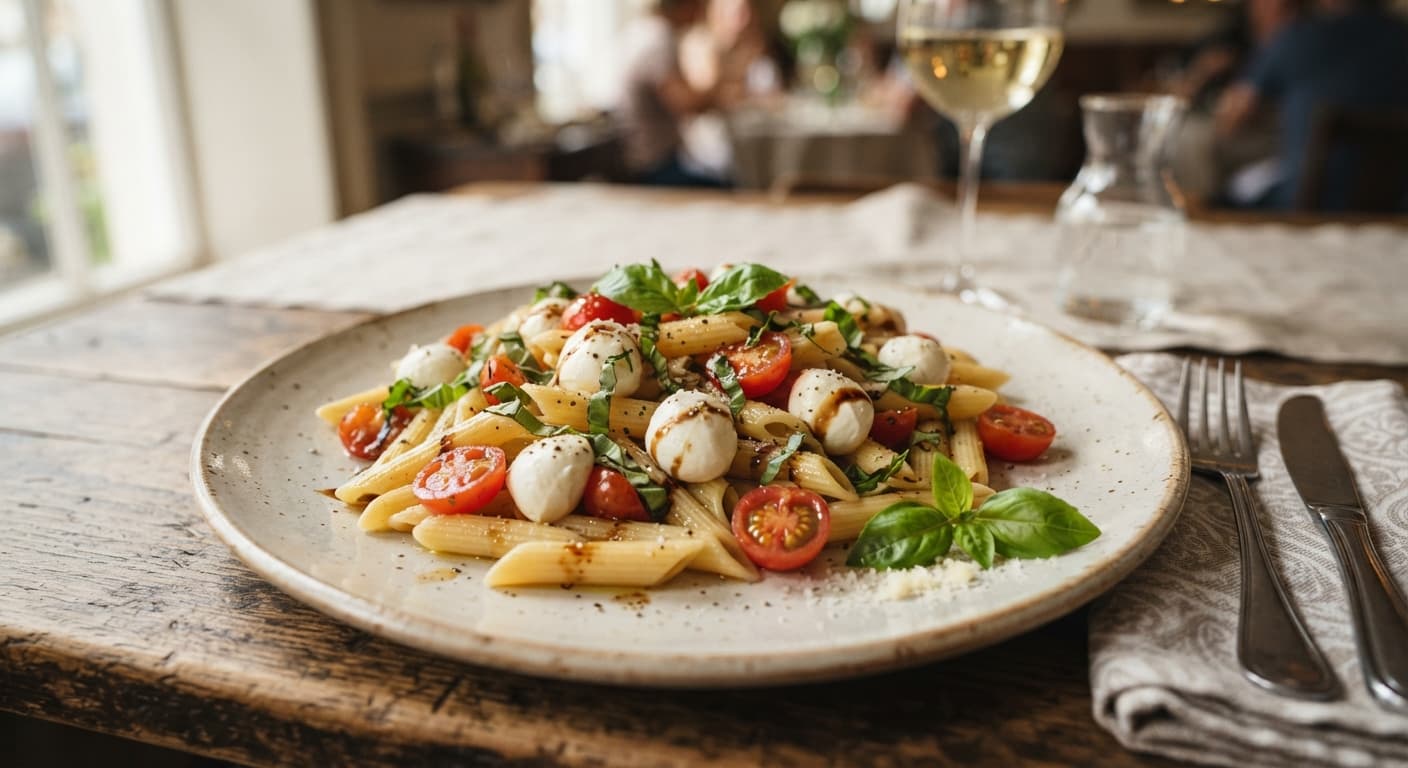 Easy Caprese Pasta