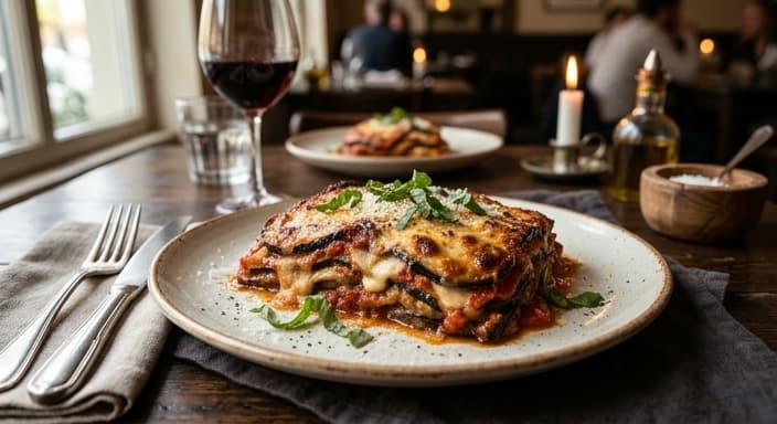 Eggplant Parmigiana (Melanzane alla Parmigiana)