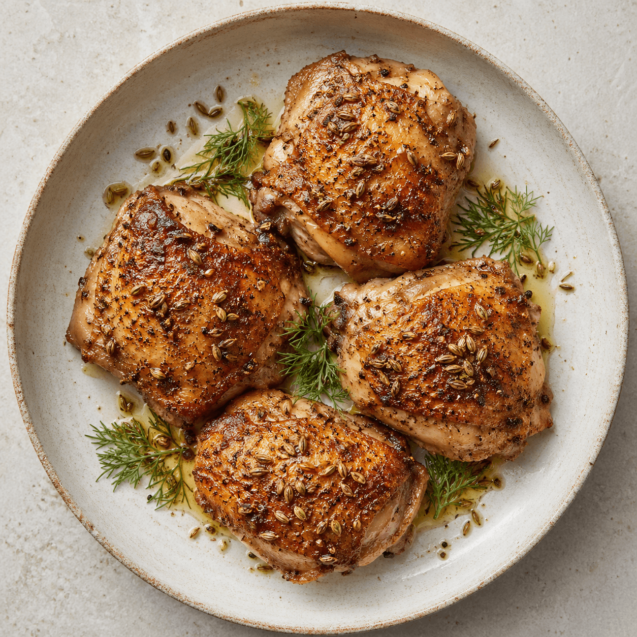 Fennel Seed-Seasoned Chicken Thighs