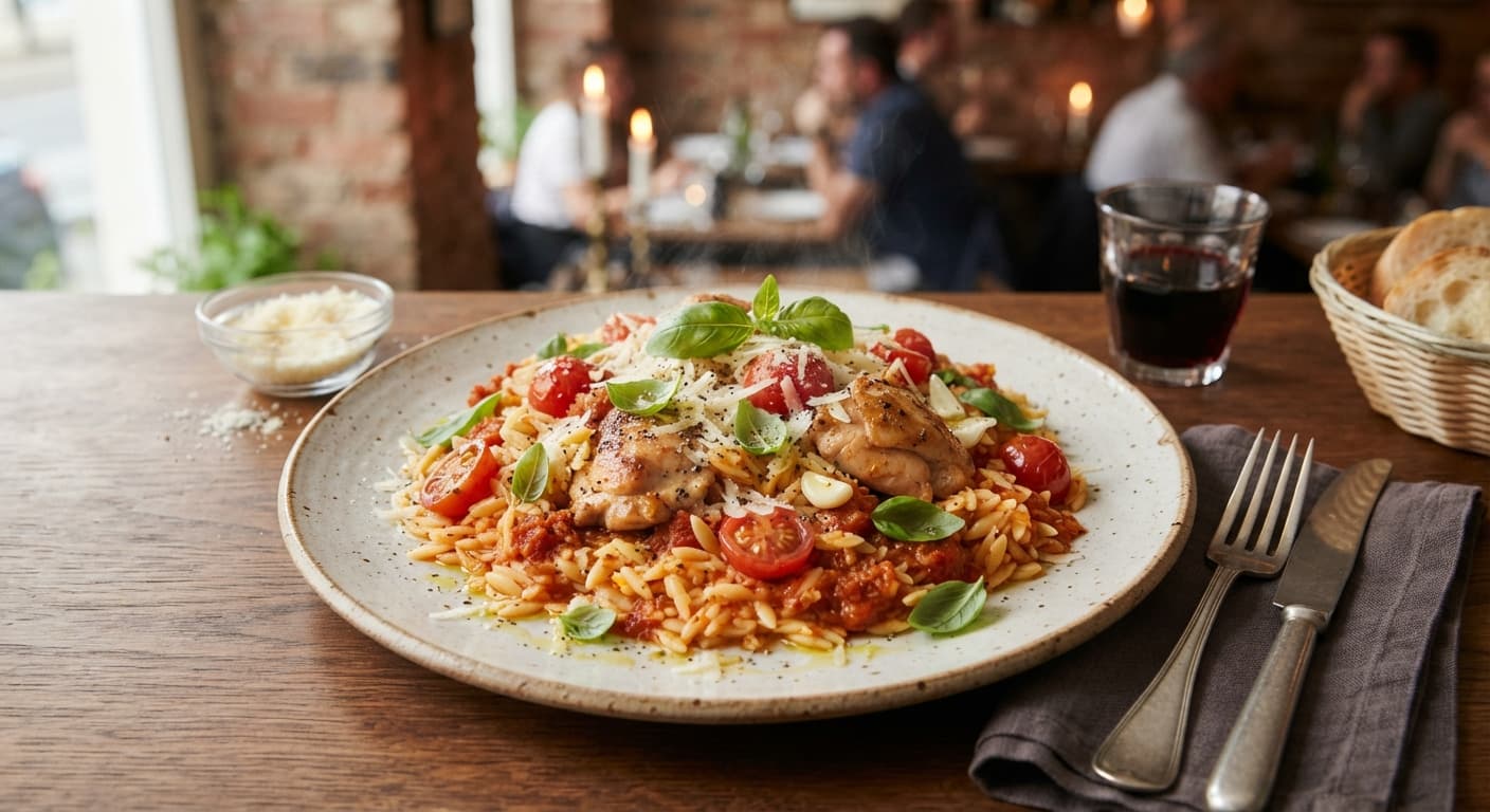 Italian Chicken Tomato Basil Rice Pasta