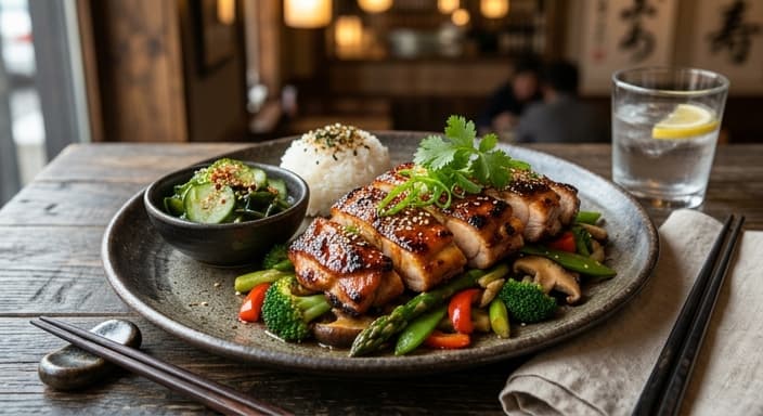 Japanese Miso-Glazed Salmon-Free Teriyaki Chicken (Low-Carb)