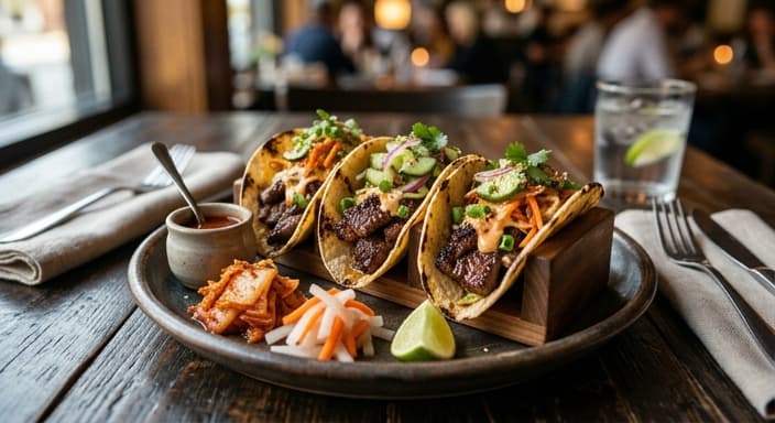 Korean-Inspired Beef Bulgogi Tacos
