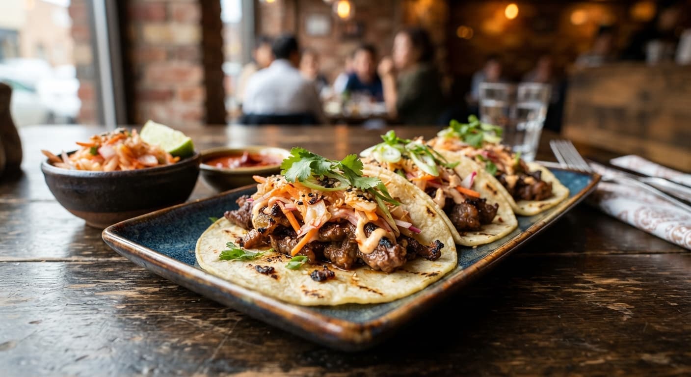 Korean-Style BBQ Beef Tacos