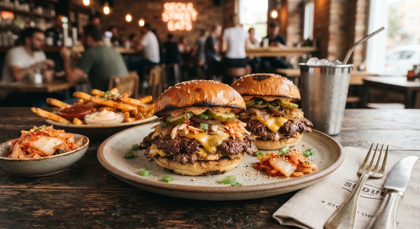 Korean-Style Smash Burgers