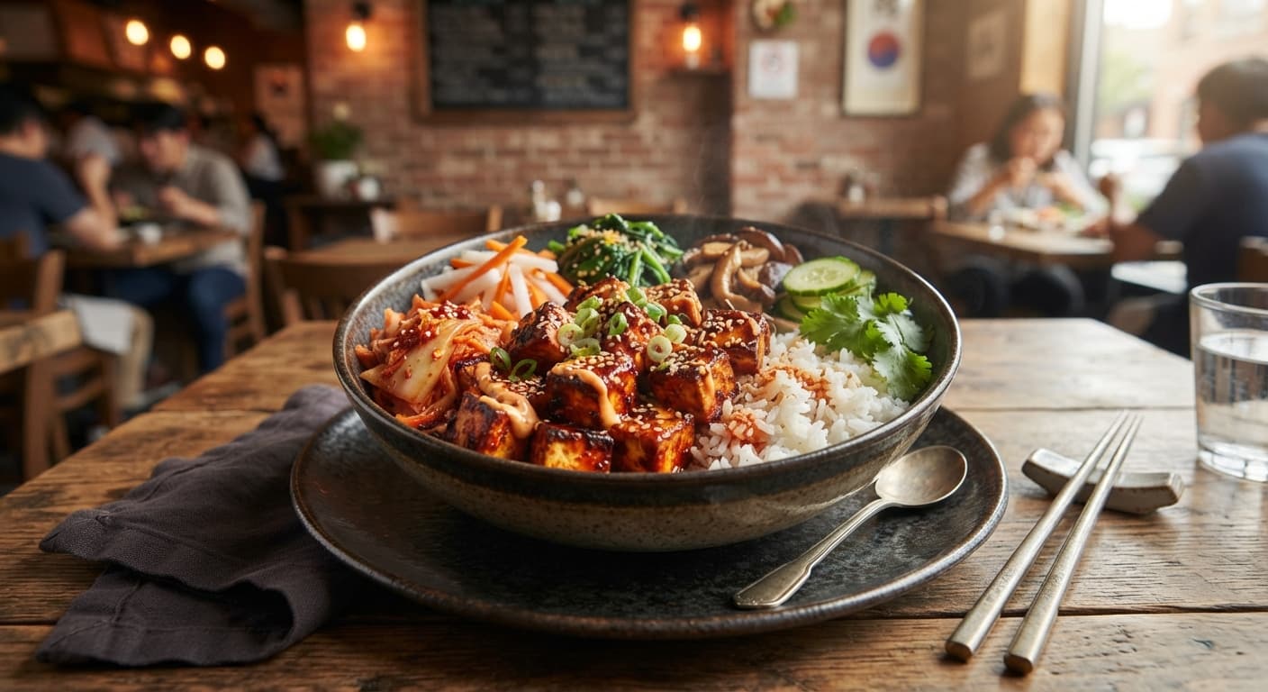 Korean-Style Spiced Paneer Bowls