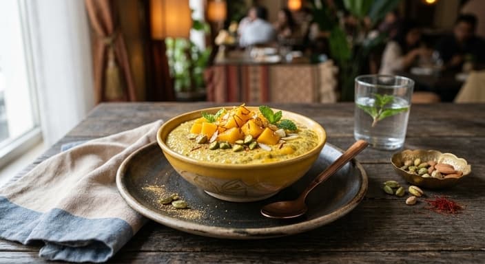 Mango Yogurt Chia Pudding (Indian-Inspired)