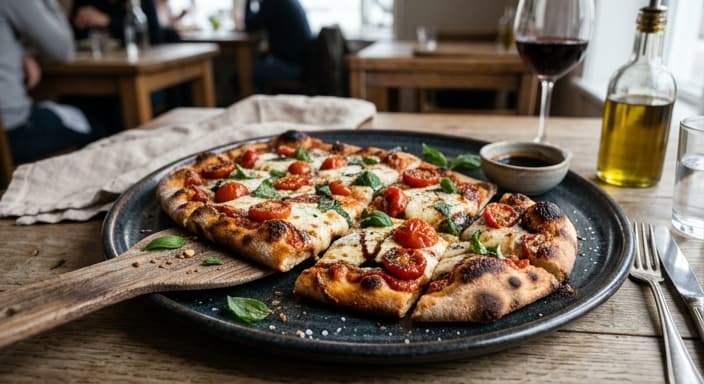 Margherita-Style Caprese Flatbread