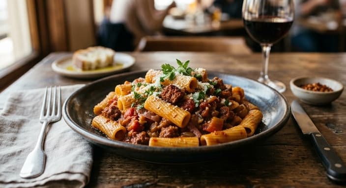 Mexican Chorizo & Tomato Pasta