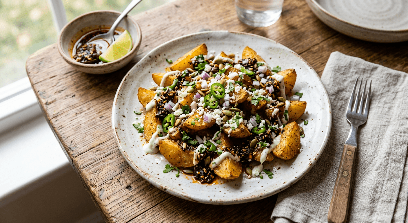 Mexican Fusion Salsa Macha Bravas