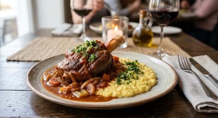 Osso Buco-Style Braised Veal Shanks