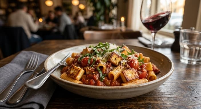 Paneer Arrabbiata Pasta
