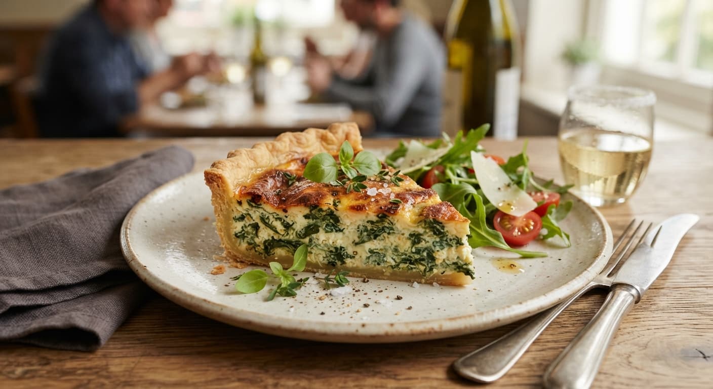 Quiche aux Épinards et Ricotta