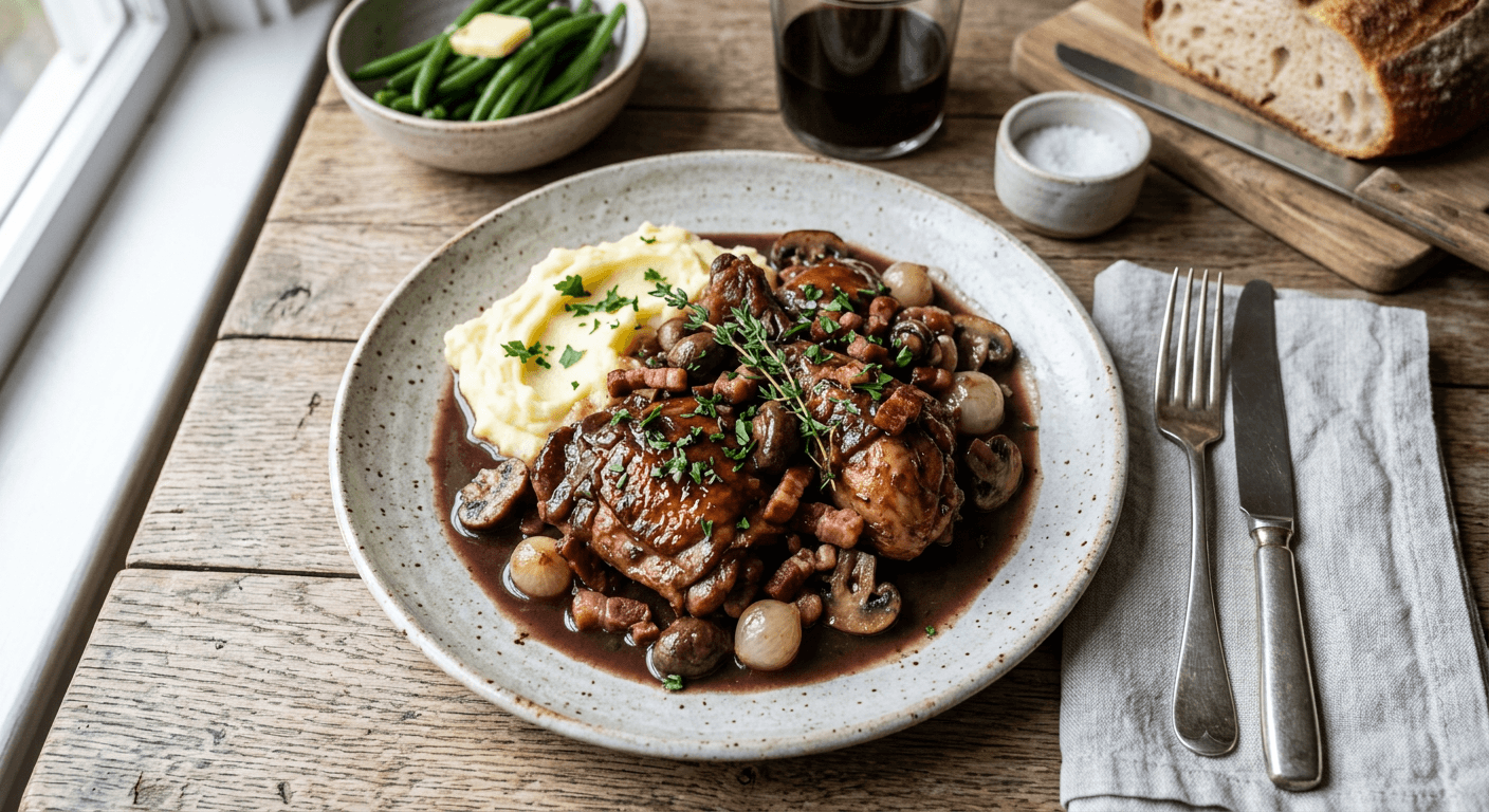 Quick Weeknight Coq au Vin