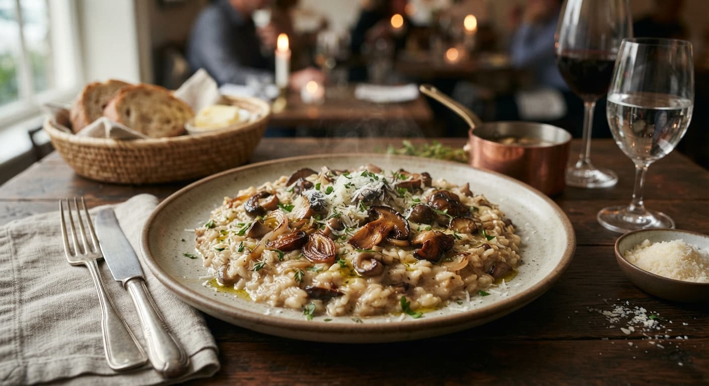 Risotto aux Champignons à la Italienne
