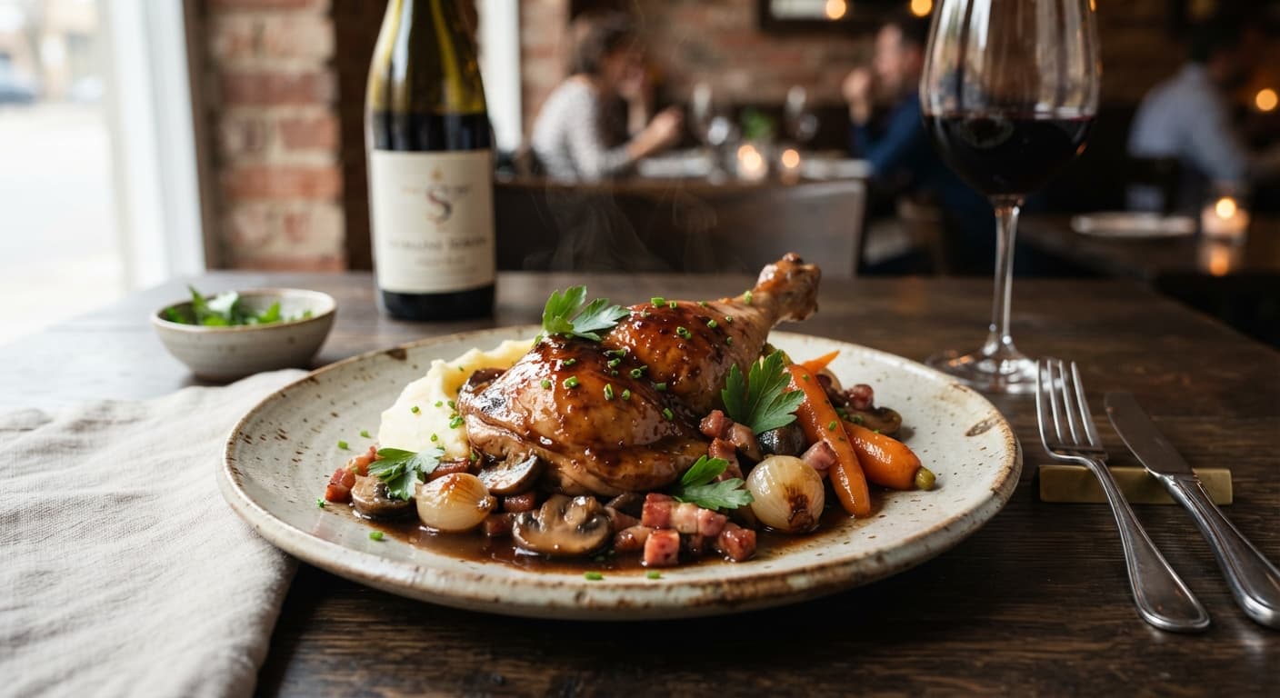 Soy-Glazed Coq au Vin