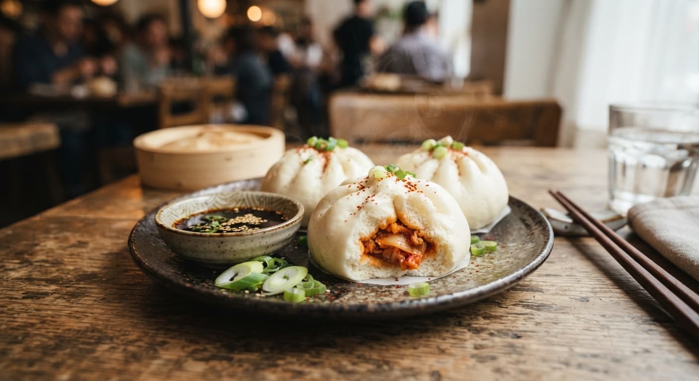 Spicy Korean Kimchi Pau