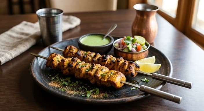 Tandoori-Style Chicken Tikka Skewers