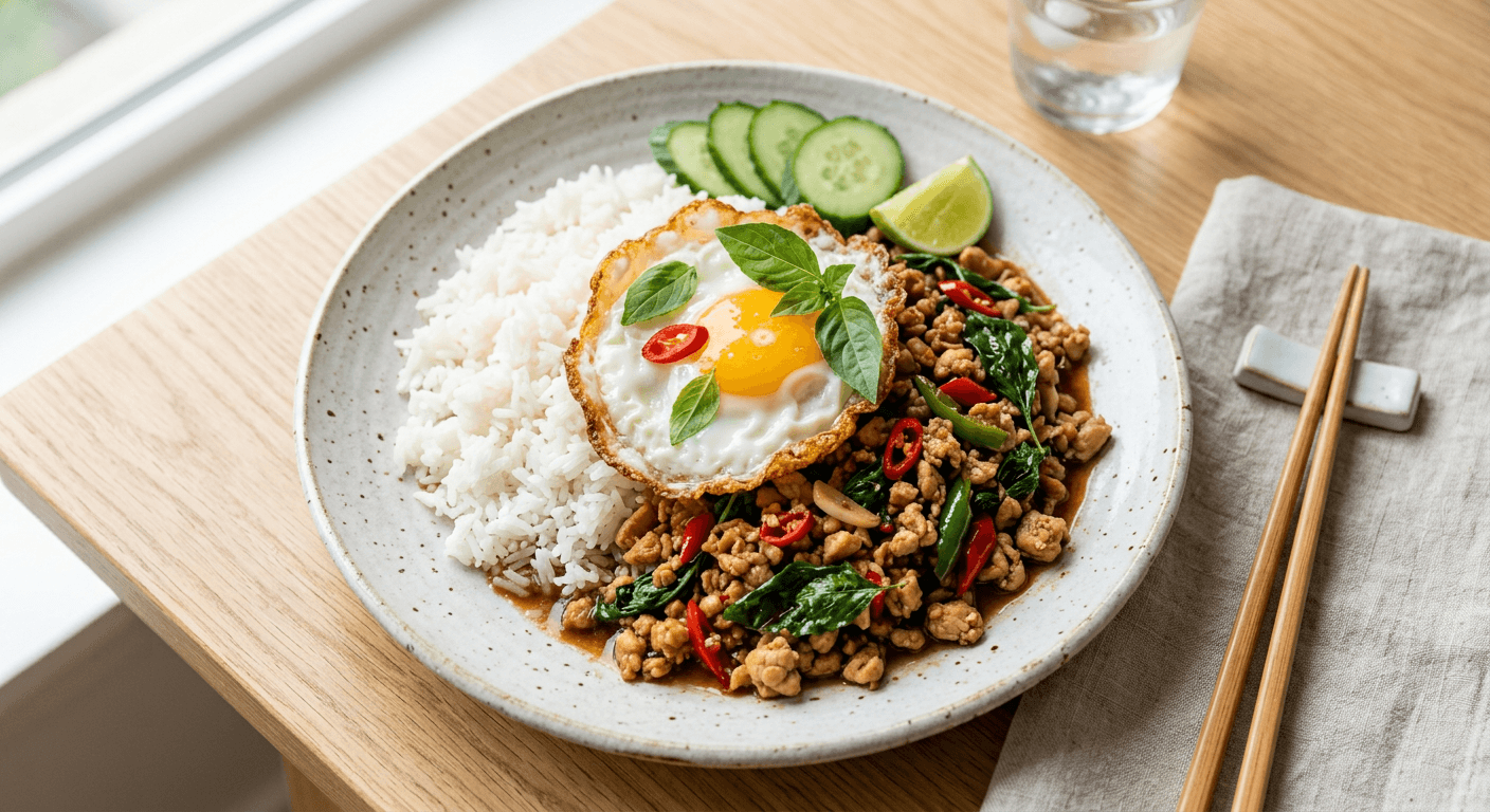 Thai Basil Chicken Pad Krapow Gai Nut And Shellfish Free